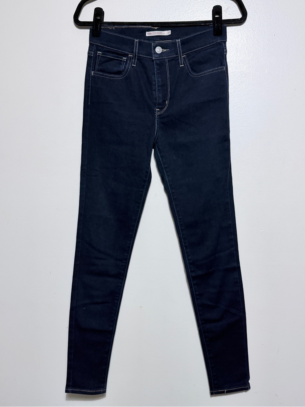 Levi’s 720 High Rise Super Skinny Jeans Dark Indigo Size 27